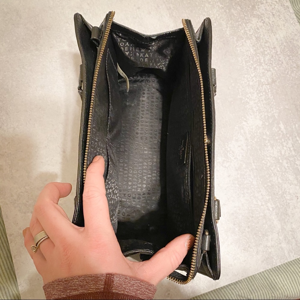 Kate Spade mulberry street Lise satchel Blk/brown - Picture 8 of 13